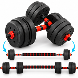 20KG Adjustable Dumbbell & Barbell Set thumbnail 2