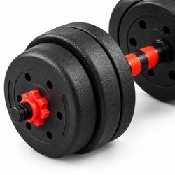 20KG Adjustable Dumbbell & Barbell Set thumbnail 1
